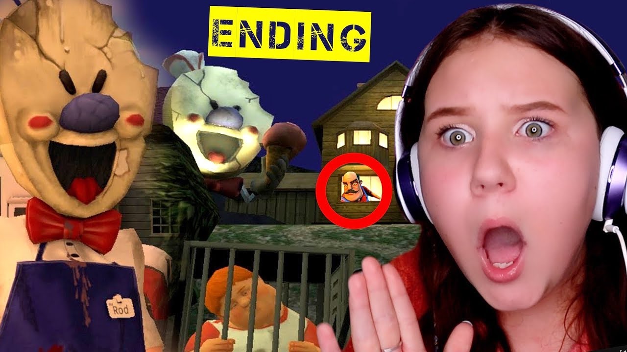 DO NOT BUY ICE CREAM FROM HELLO NEIGHBOR UNDERCOVER? Ice Scream Gameplay Ending