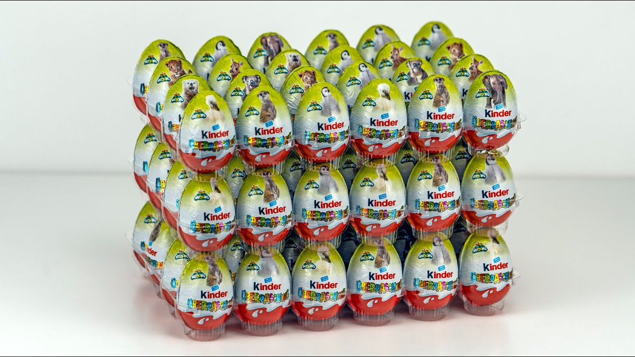 Unwrapping Kinder Surprise Natoons 2025 - Big Unboxing x 72