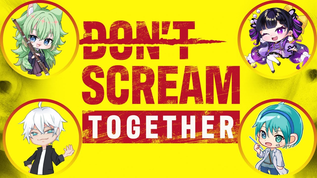 【#DONTSCREAMTOGETHER】 大声や叫んだりしてはいけない！みんなで協力してクリアしよっ！