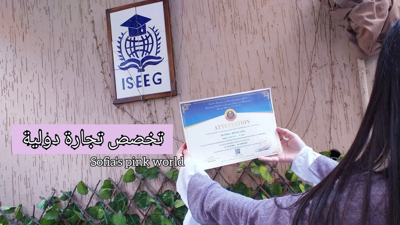 تخصص تجارة دولية في الجزائر(تكوين)  من تجربتي بمعهد معترف به من طرف الدولة 👩🏻‍🎓📝👩🏻‍💻.