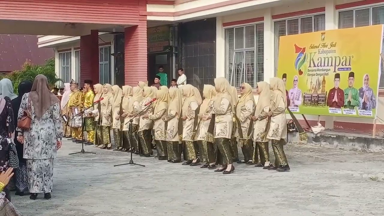 Penampilan K3S PAUD BANGKINANG, HUT KAMPAR 2026. 