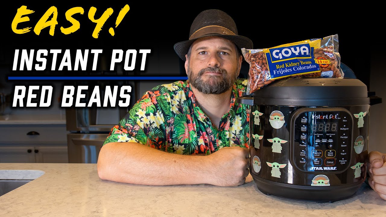 Easy Instant Pot Red Beans - No Soaking and WAY Better than canned!