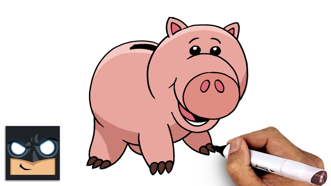How to Draw Hamm | Toy Story