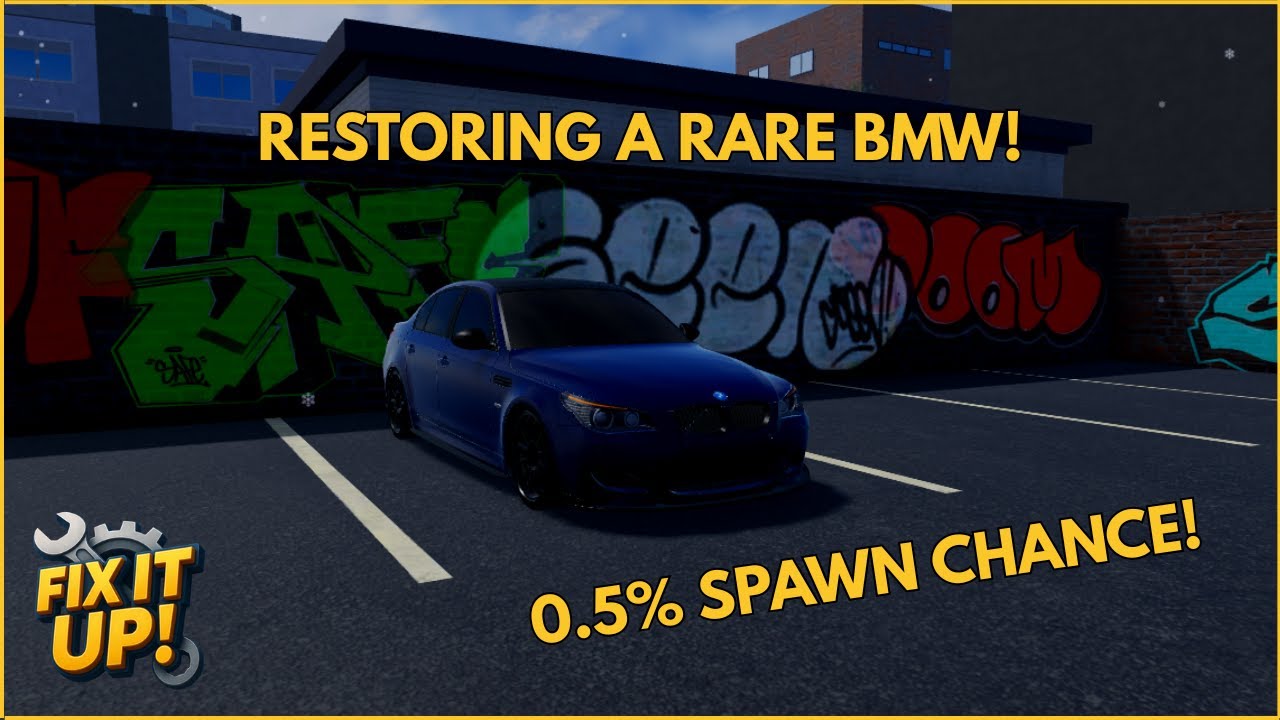 Fixing up a BMW e60 In Fix It Up! (0.5% Chance!)