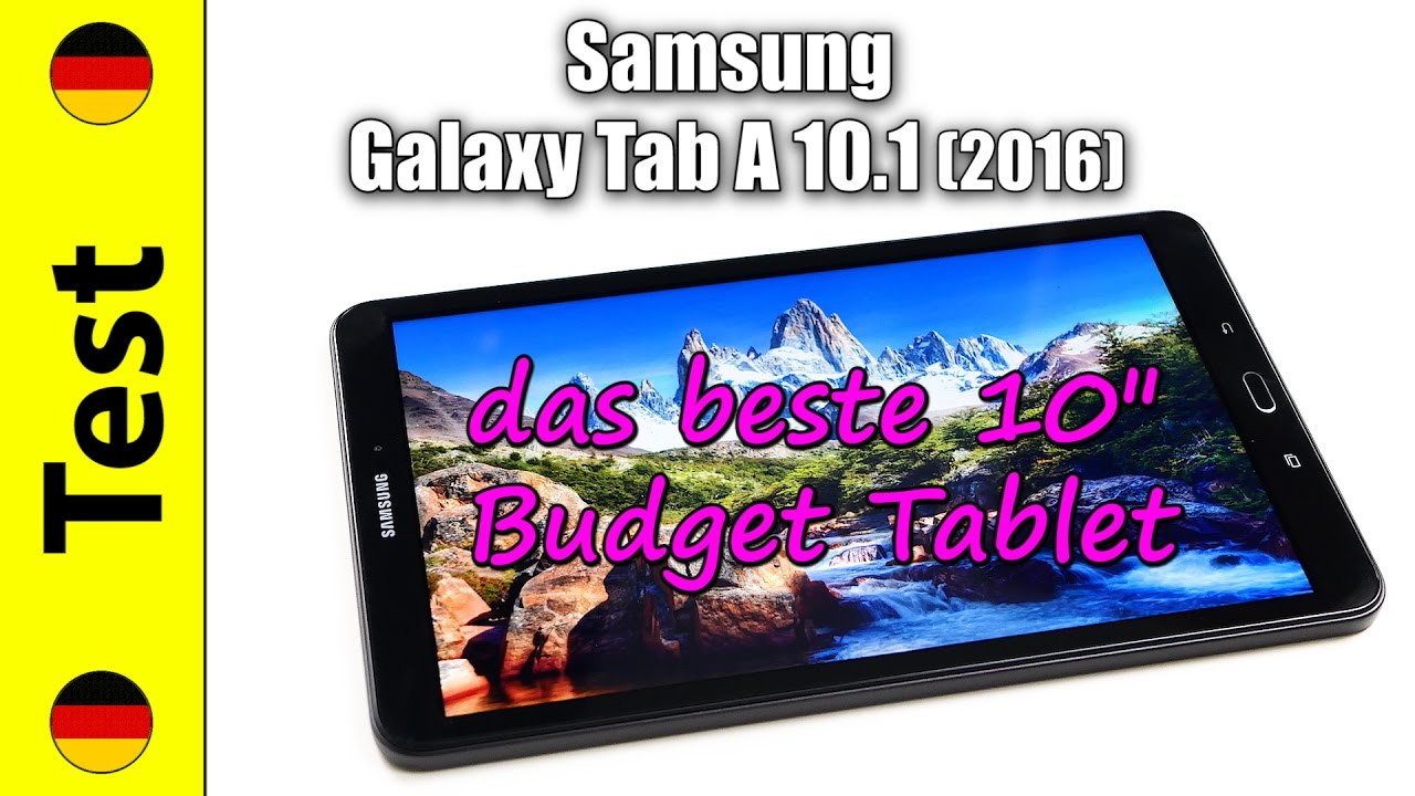 Samsung Galaxy Tab A 10.1 (2016) Test (deutsch) | das beste 10