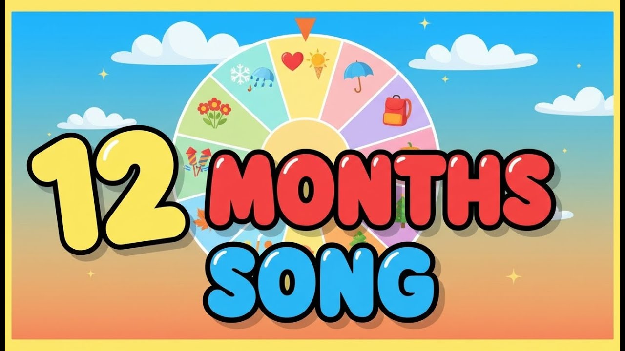 12 Little months | Months of the Year Song for Kid | (Video)