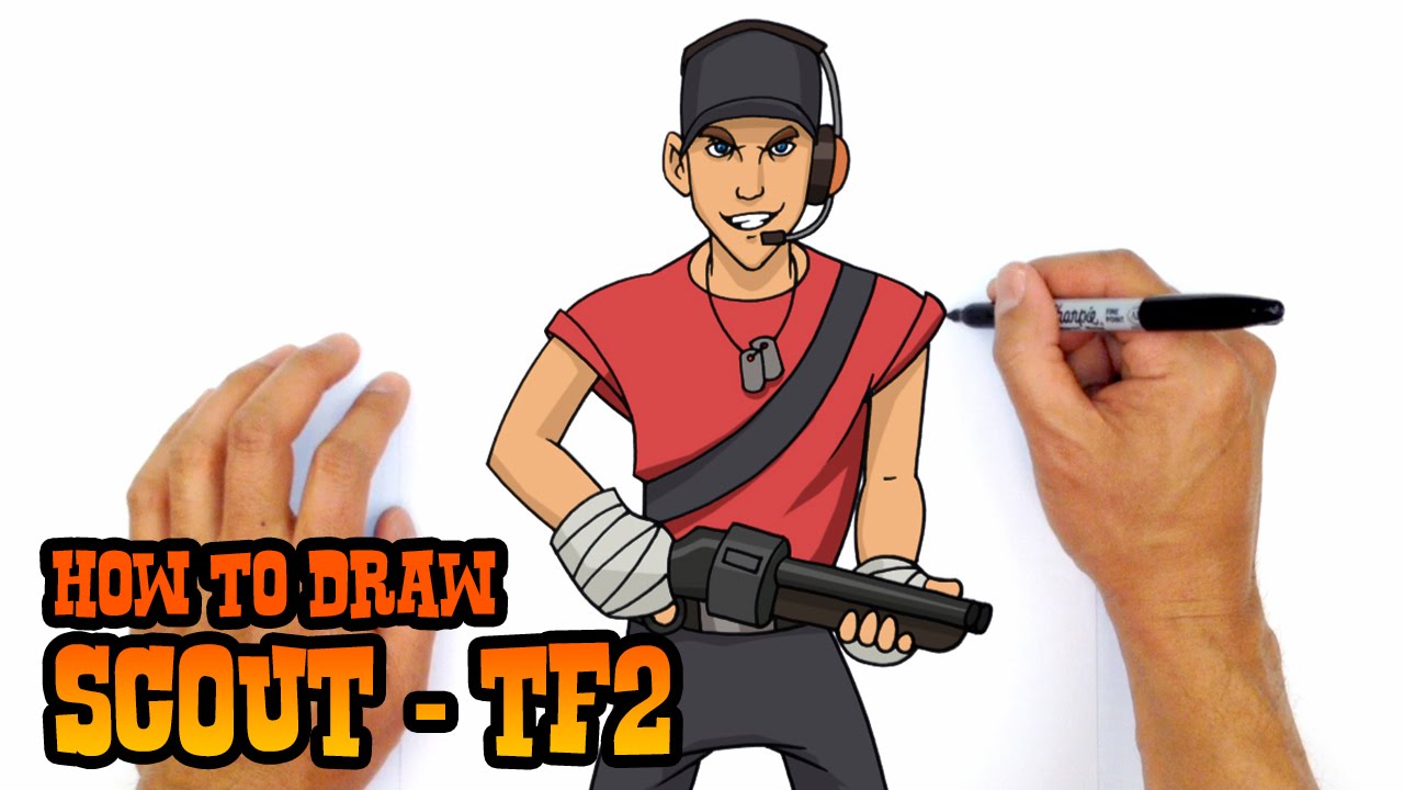 How to Draw Scout | Team Fortress 2