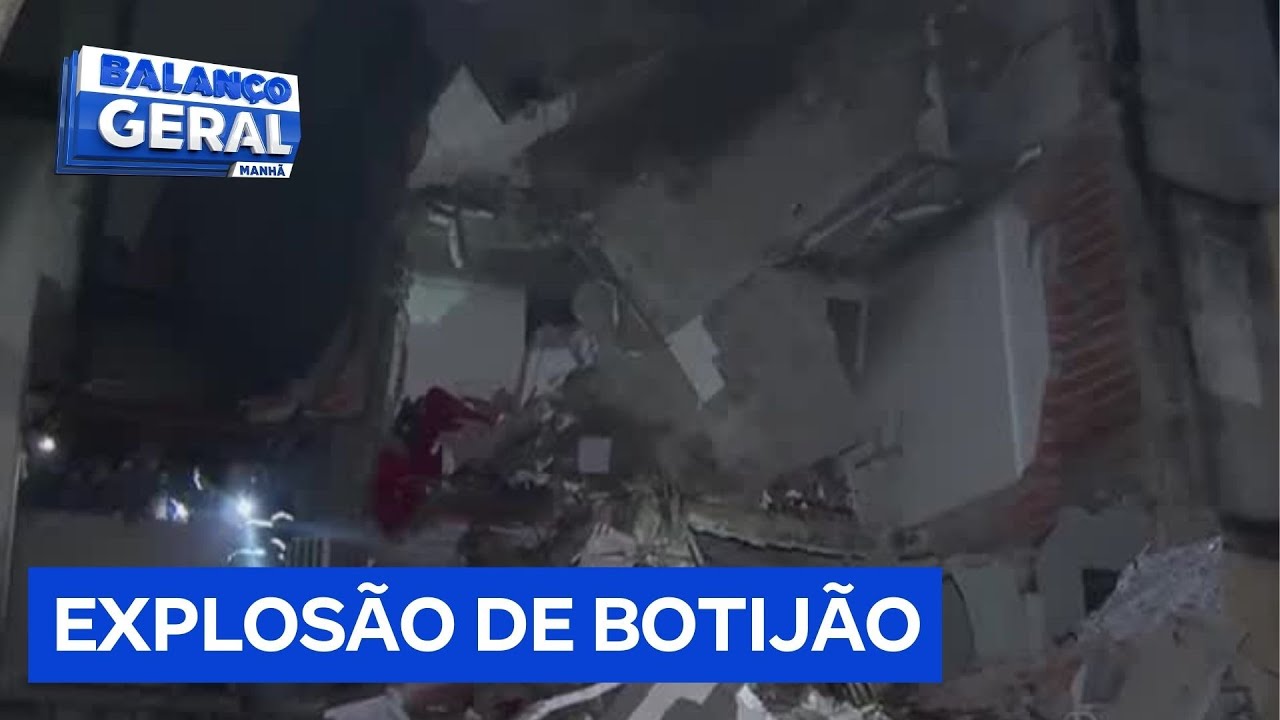 Explosão causada por explosão de botijão de gás destrói casa na zona norte de São Paulo