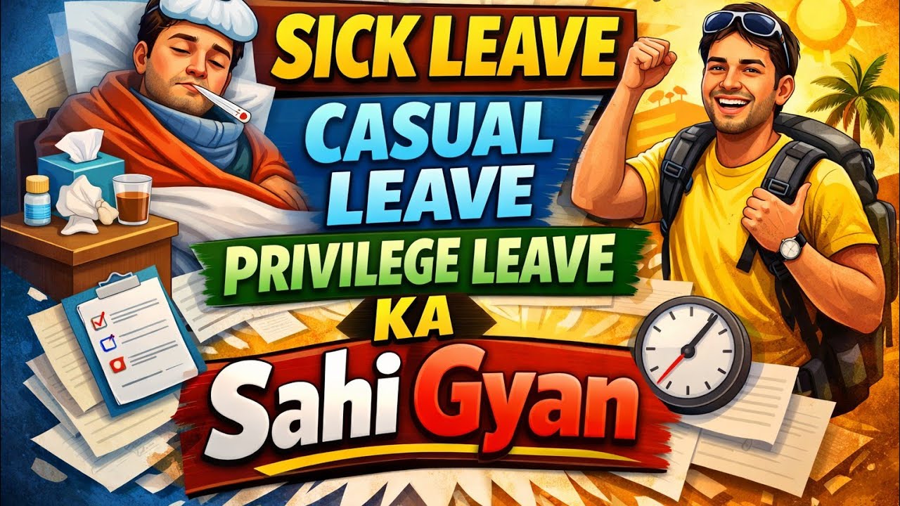 Sick Leave, Privilege Leave & Casual Leave in India