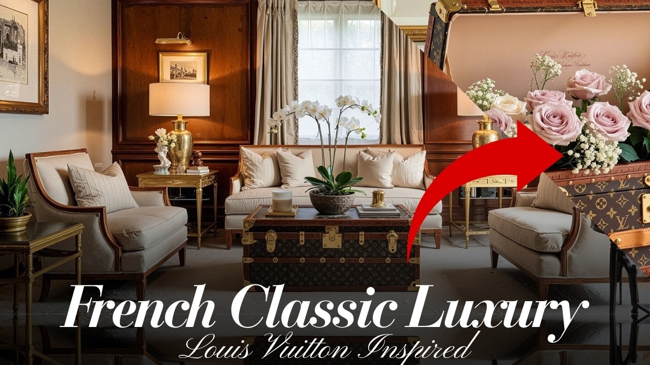 Louis Vuitton-Inspired French Classic Luxury Interior Decor