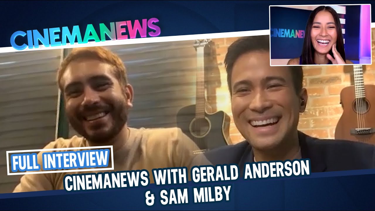 FULL INTERVIEW: CinemaNews with Gerald Anderson & Sam Milby | Cinema One