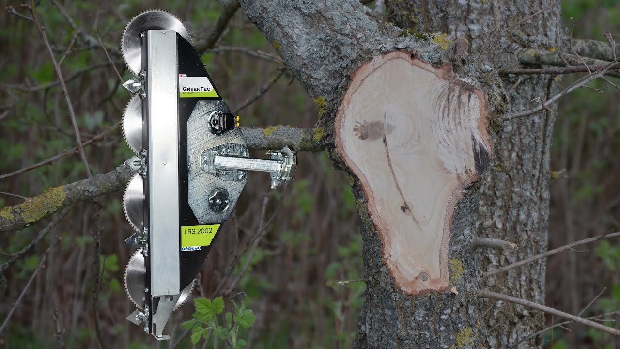 Tree Cutting Attachment For Tractor, Loader And Excavator | GreenTec LRS Series