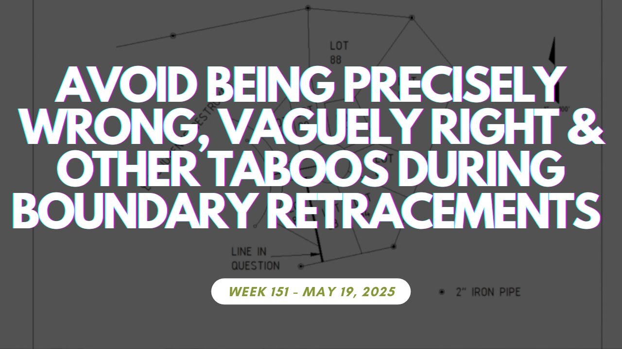 Week 151: Avoid Being Precisely Wrong, Vaguely Right & Other Taboos during Boundary Retracements