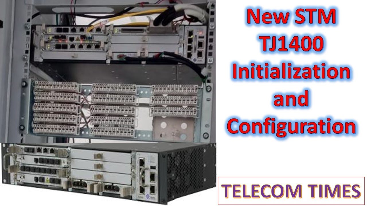 How to configure new STM TJ1400. Node initialization and configuration.