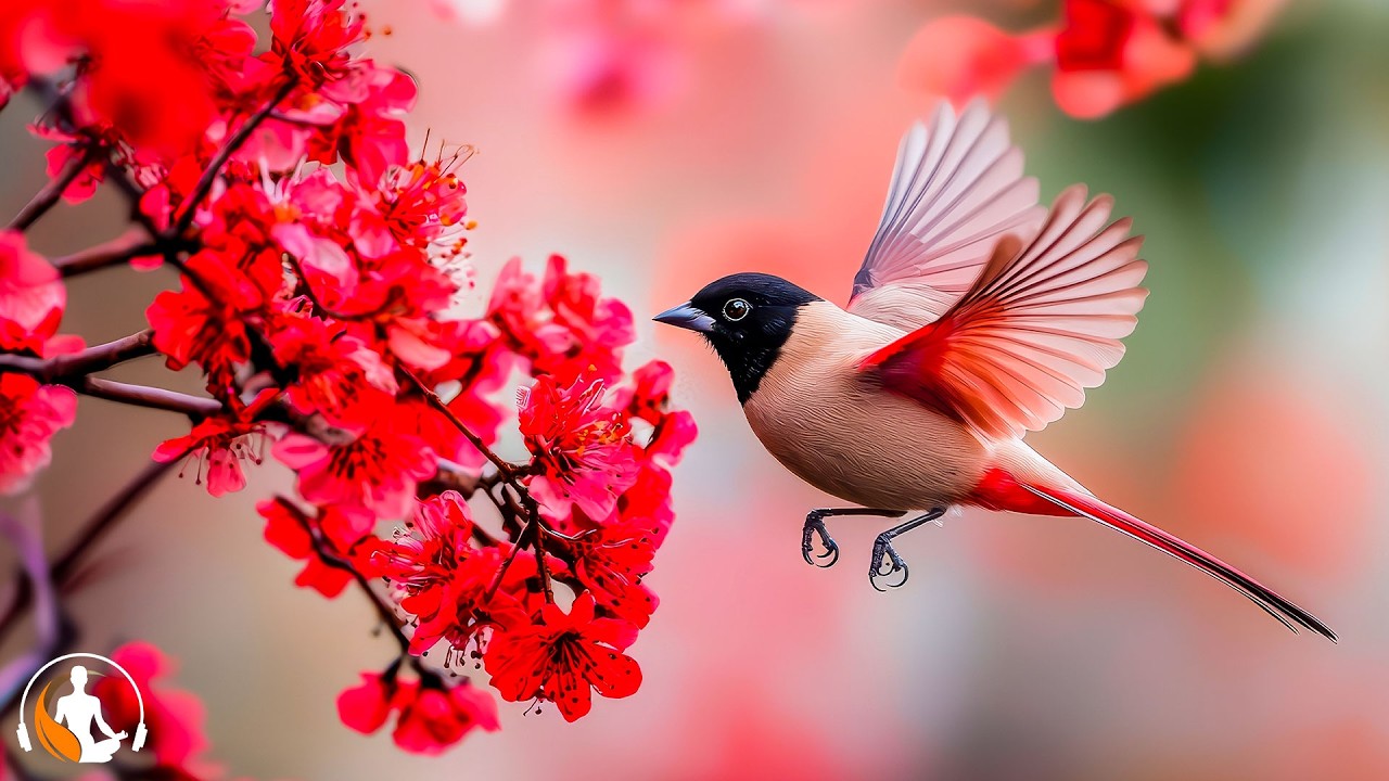🐦 Los pájaros más hermosos | Mañanas de pájaros cantores - Piano relajante para aliviar el estrés #1