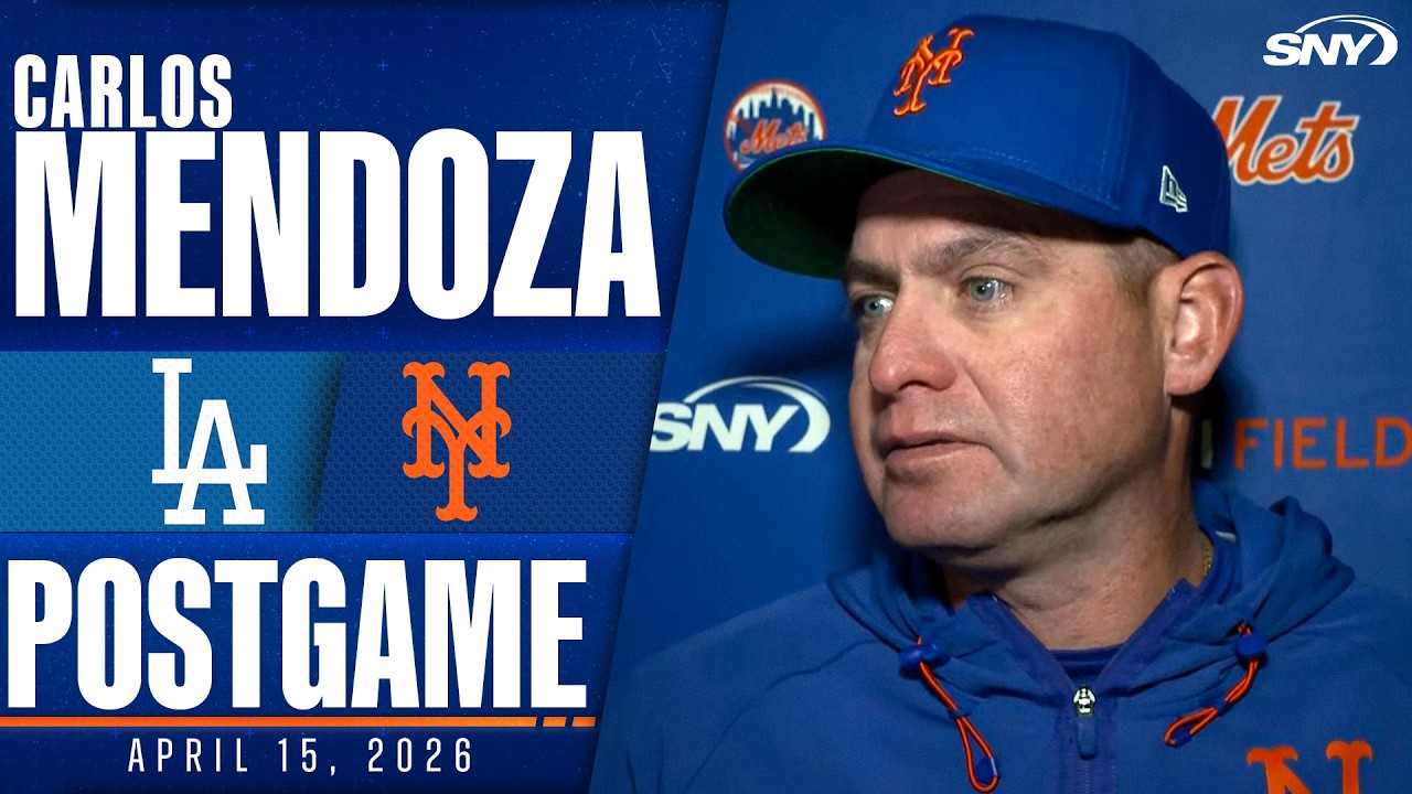 Carlos Mendoza reaguje na &oacute;smą z rzędu porażkę Mets po porażce z Dodgers