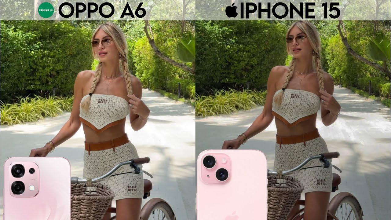 Сравнение камер Oppo A6 и iPhone 15