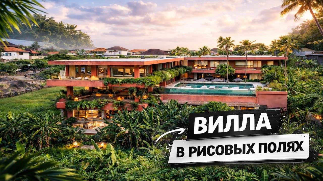Вилла в рисовых полях