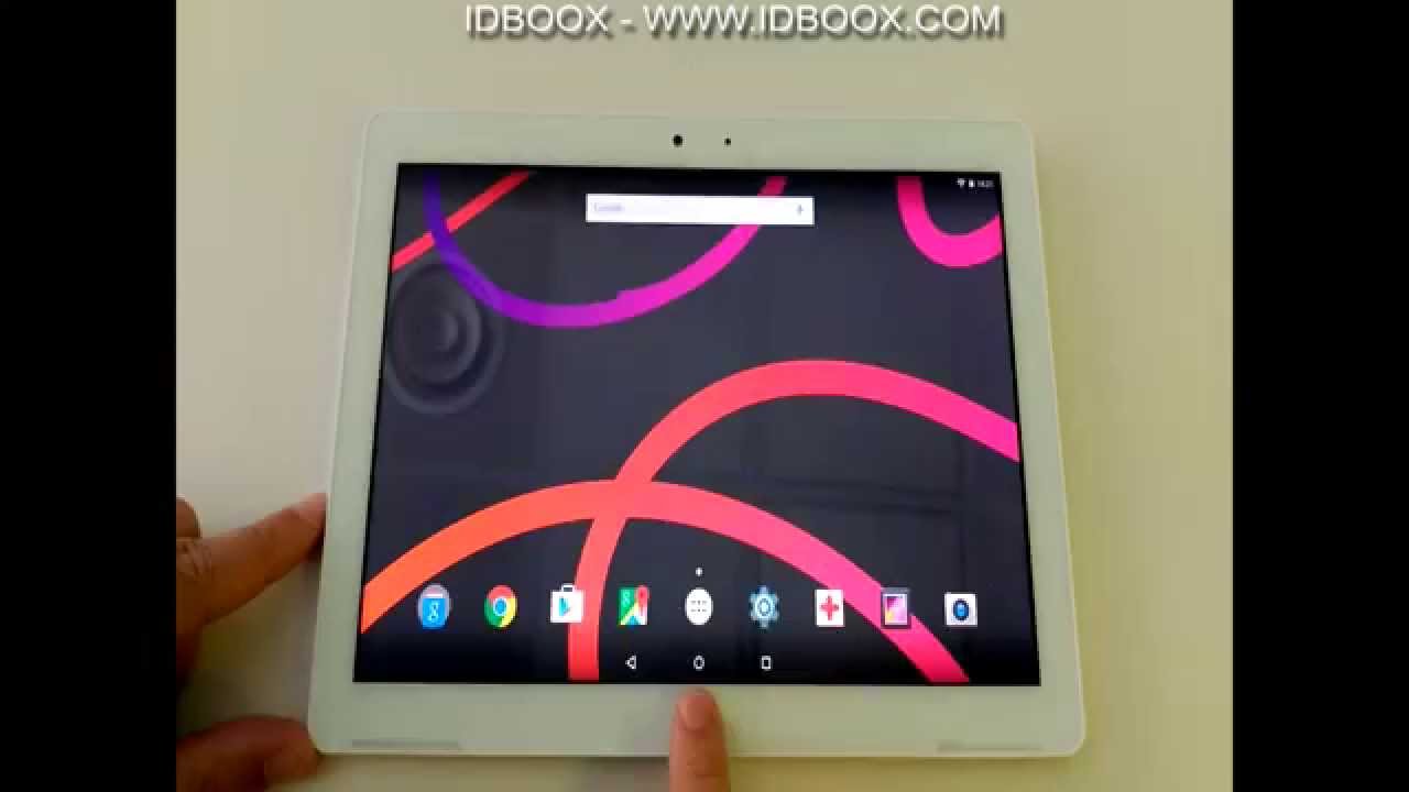 Tablette BQ Aquaris M10 prise en main et démo du bouton capacitif