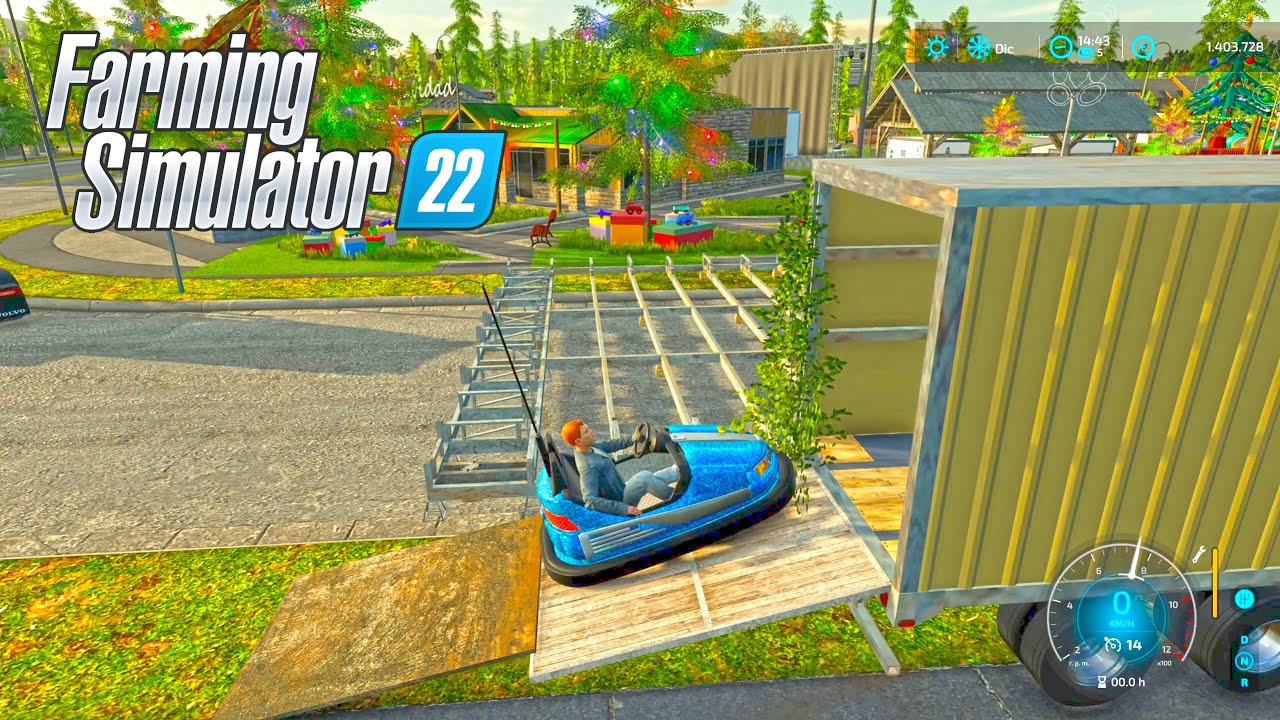 COLOCAMOS los AUTOS DE CHOQUES de FORMA ESTRATEGICA | 🏡 FARMING 22