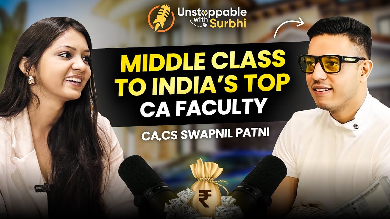 From Middle Class to India’s TOP CA Faculty📚| MOST Inspiring Story of Swapnil Patni🔥💸
