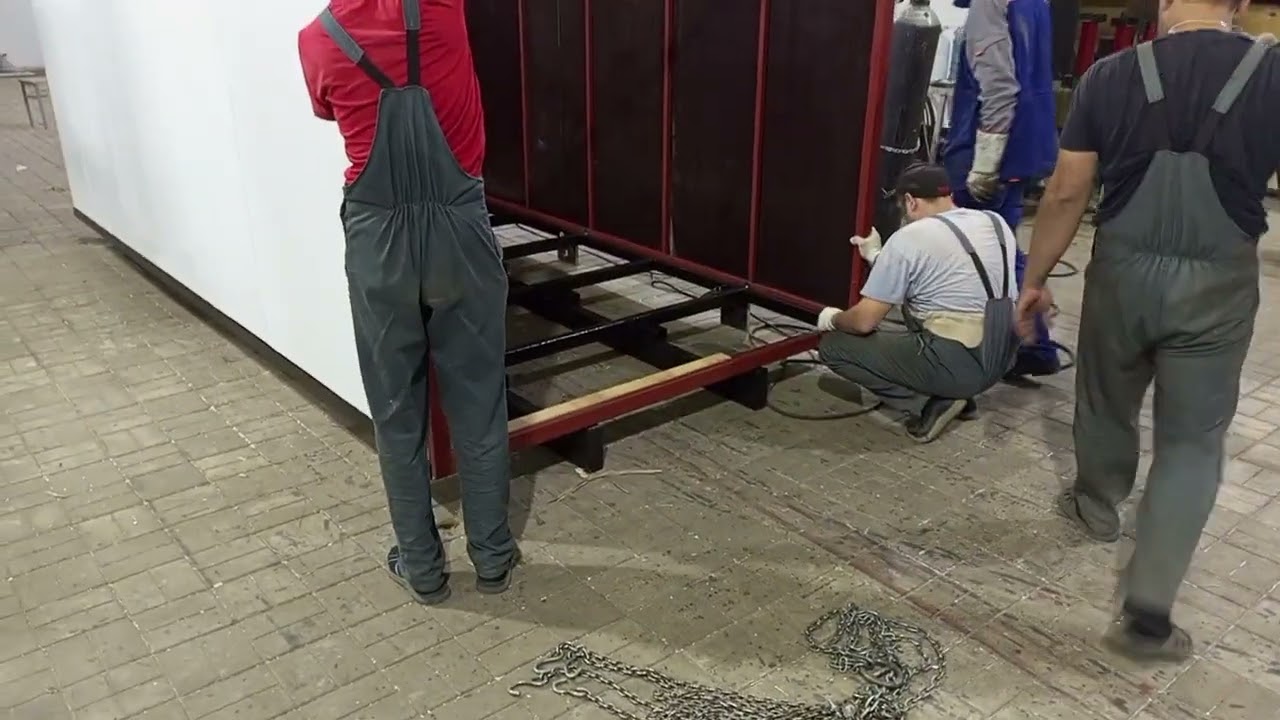 СБОРКА ПРОМТОВАРНОГО ФУРГОНА ПОД ВОСЕМЬ ПАЛЛЕТ