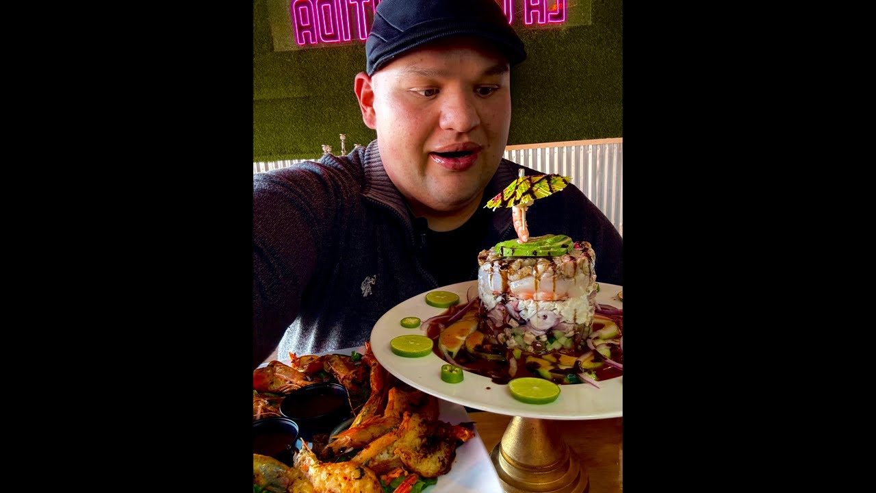 🇲🇽 SeaFood Tower (La Torre)• Camarones a La Cucaracha • Mixed Fajitas @La Consentida Restarant