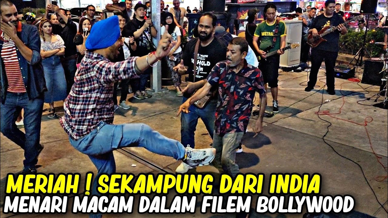RIUH ! Sentuhan belanja lagu Hindustan, satu per satu pelancong dari India keluar menari