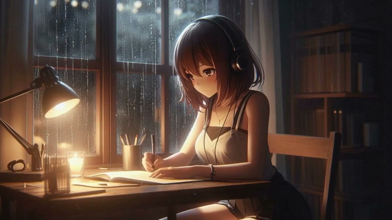 Dark Academia Rain Lofi for Intense Study – 2 Hour Deep Focus