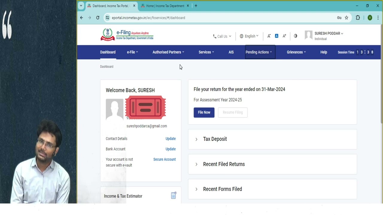 How to choose the Old Tax regime for AY 2024-25.