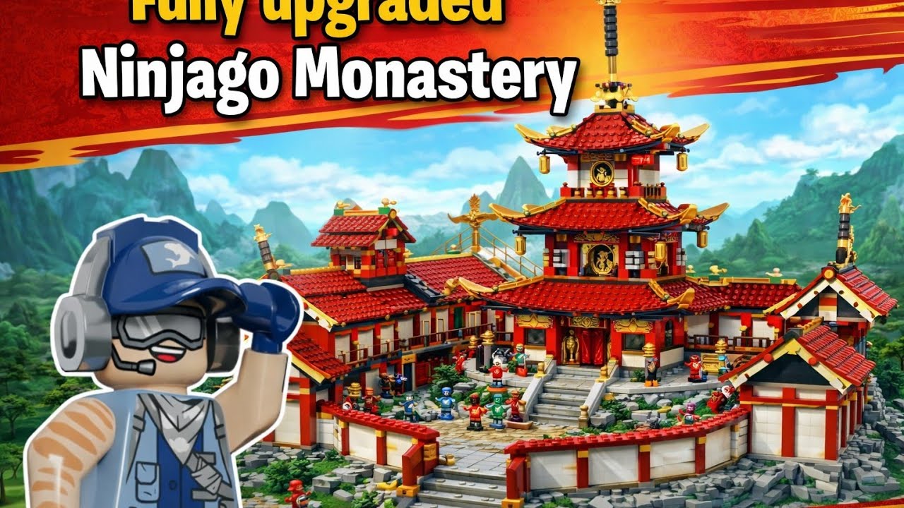Fully Upgraded Ninjago Monastery [ep2]