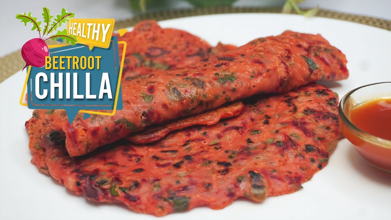 HEALTHY BEETROOT CHILLA RECIPE || MORNING BREAKFAST RECIPE ||