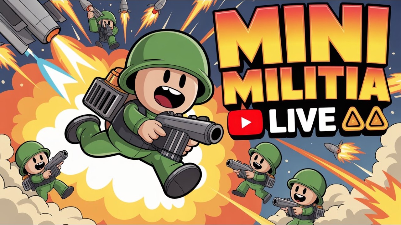 Mini Militia 🔴 Live Custom
