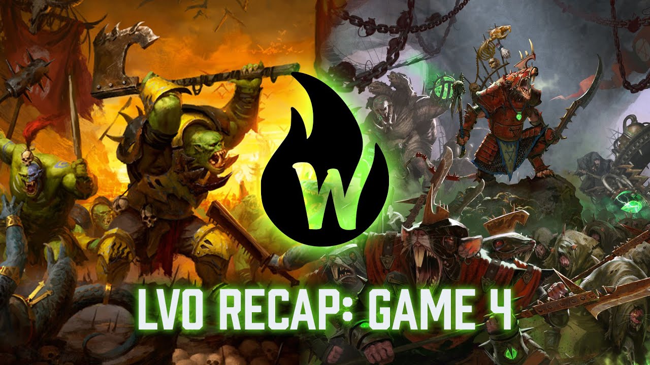 Warpfire LVO Recap: Round 4 - Skaven vs. Big Waaagh Battle Report
