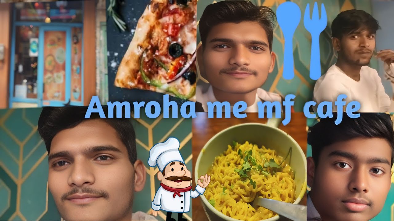 Amroha ka Shandar Cafe bahut famous Cafe Hai yah Amroha ka🥰
