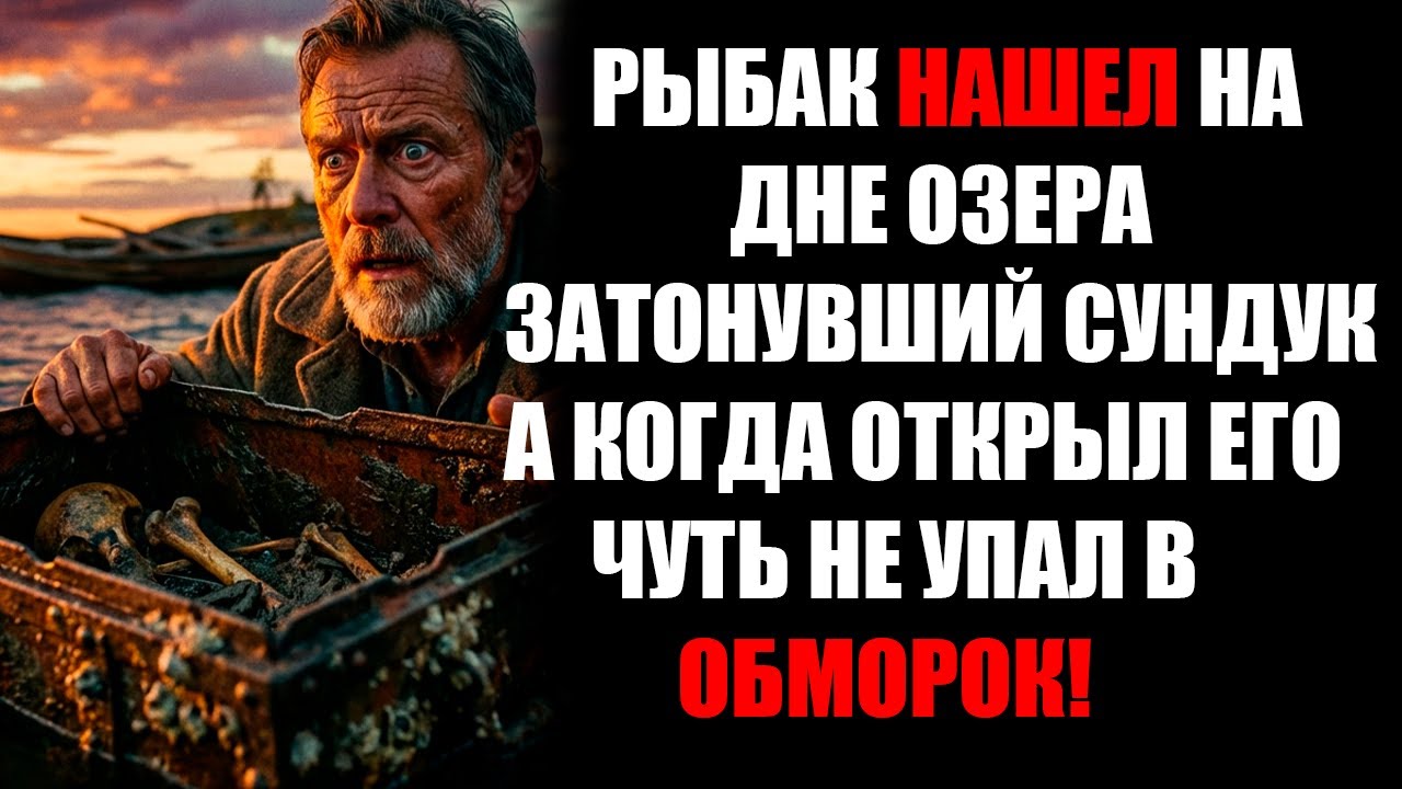 Рыбак вытащил со дна озера затонувший сундук, а когда открыл его, чуть не упал в обморок!