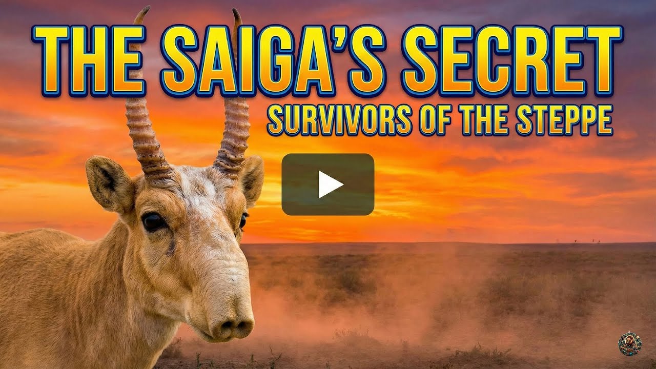 Saiga Antelope: The Ancient Survivor of the Eurasian Steppe | Wildlife Documentary