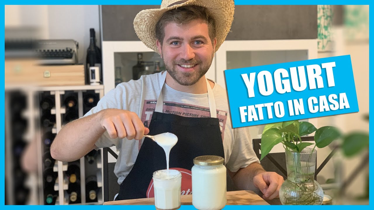 YOGURT FATTO IN CASA - tutti i passaggi per produrre yogurt in case senza yogurtiera