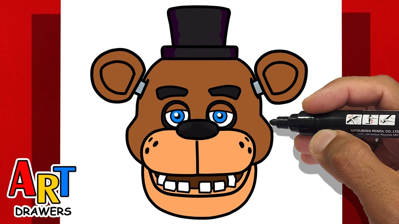 How To Draw FREDDY Five Nights at Freddy&rsquo;s 2 ( FNAF )