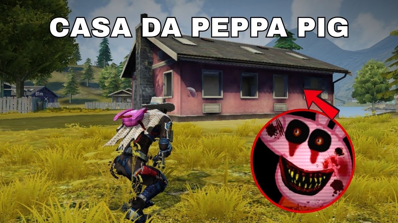 ENCONTREI NA CASA SECRETA DA PEPPA PIG NO FREE FIRE!
