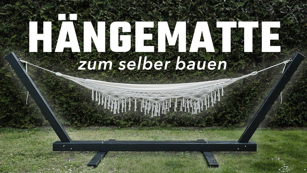 Der Sommer kann kommen - Hängemattengestell selber bauen