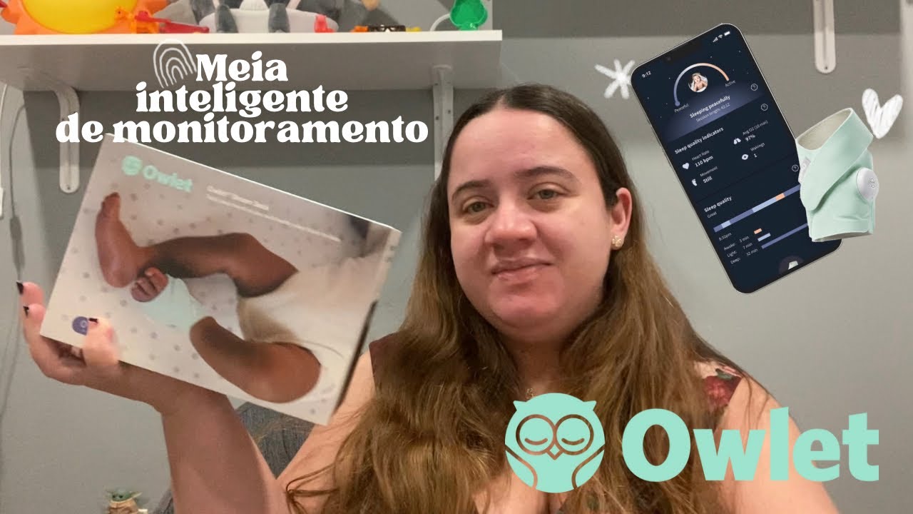 Gravidez nos EUA: Meia com monitoramento do bebê! Oxigenação, batimentos e tendências de sono