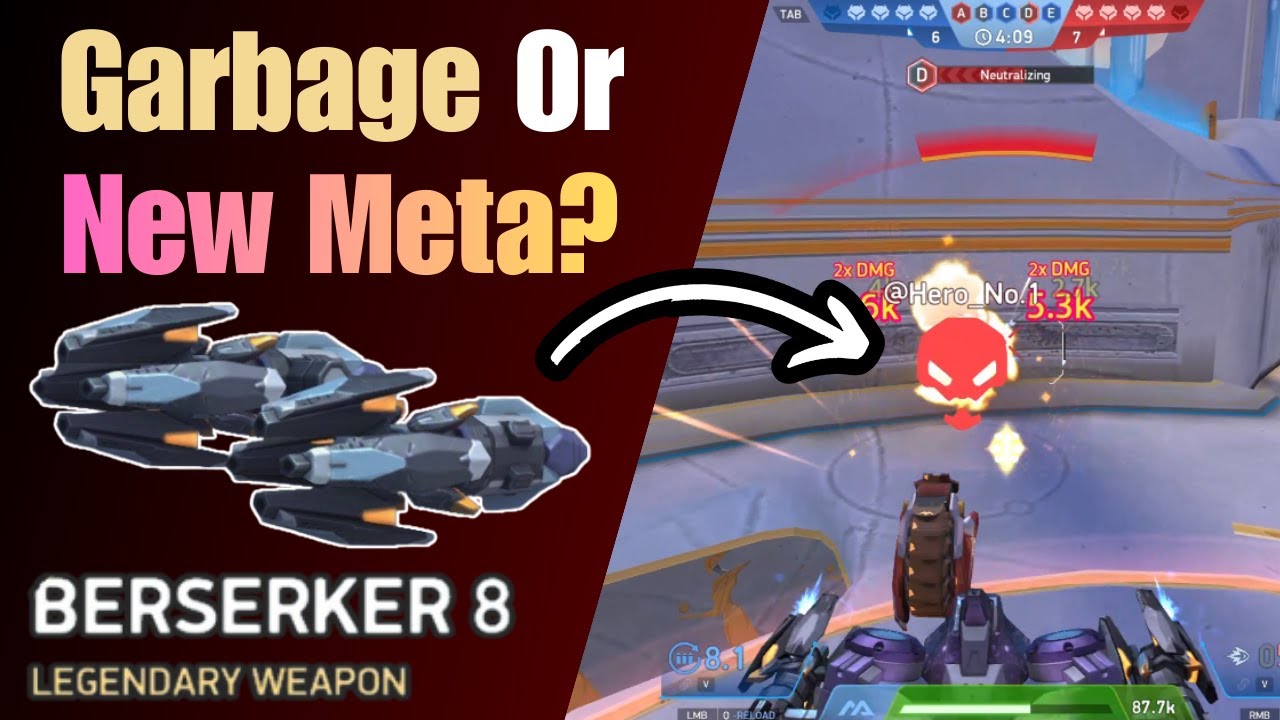 Is Berserker worth it? | event crate luck + real gameplay #mecharena #gaming #mr8 #berserker