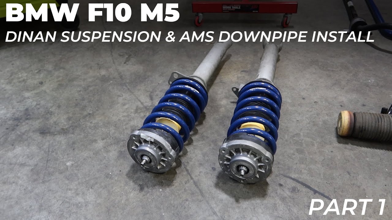 BMW F10 M5: Dinan Suspension & AMS Downpipe Install - Part 1