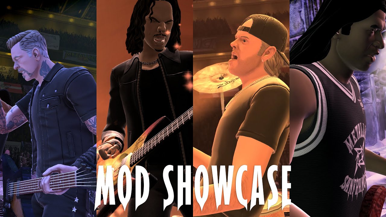 MOD SHOWCASE - Fornite Metallica Full Band for Guitar Hero World Tour [DOWLOAD]