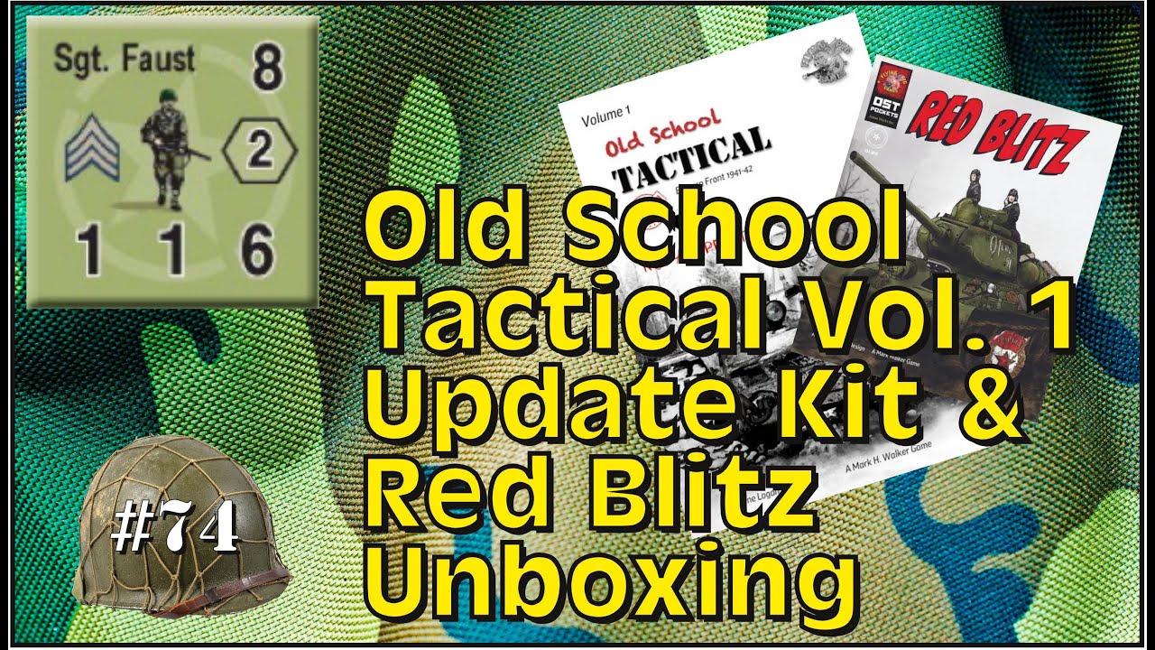 Old School Tactical Vol 1 Update Kit & Red Blitz Unboxing