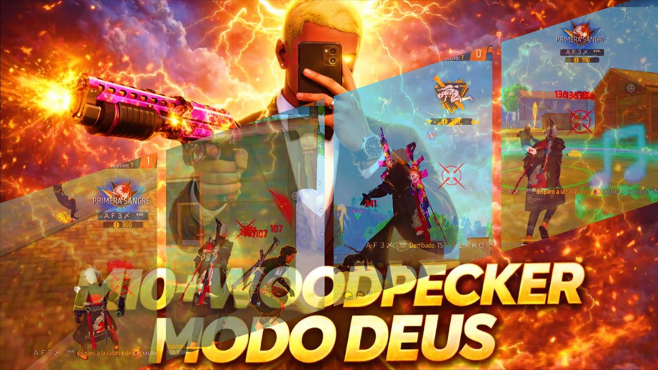 “No era XIT, era AIM 😈 | Woodpecker + M10 Full Tryhard Modo deus”