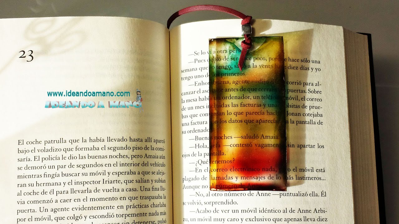 Separador de libros de colores
