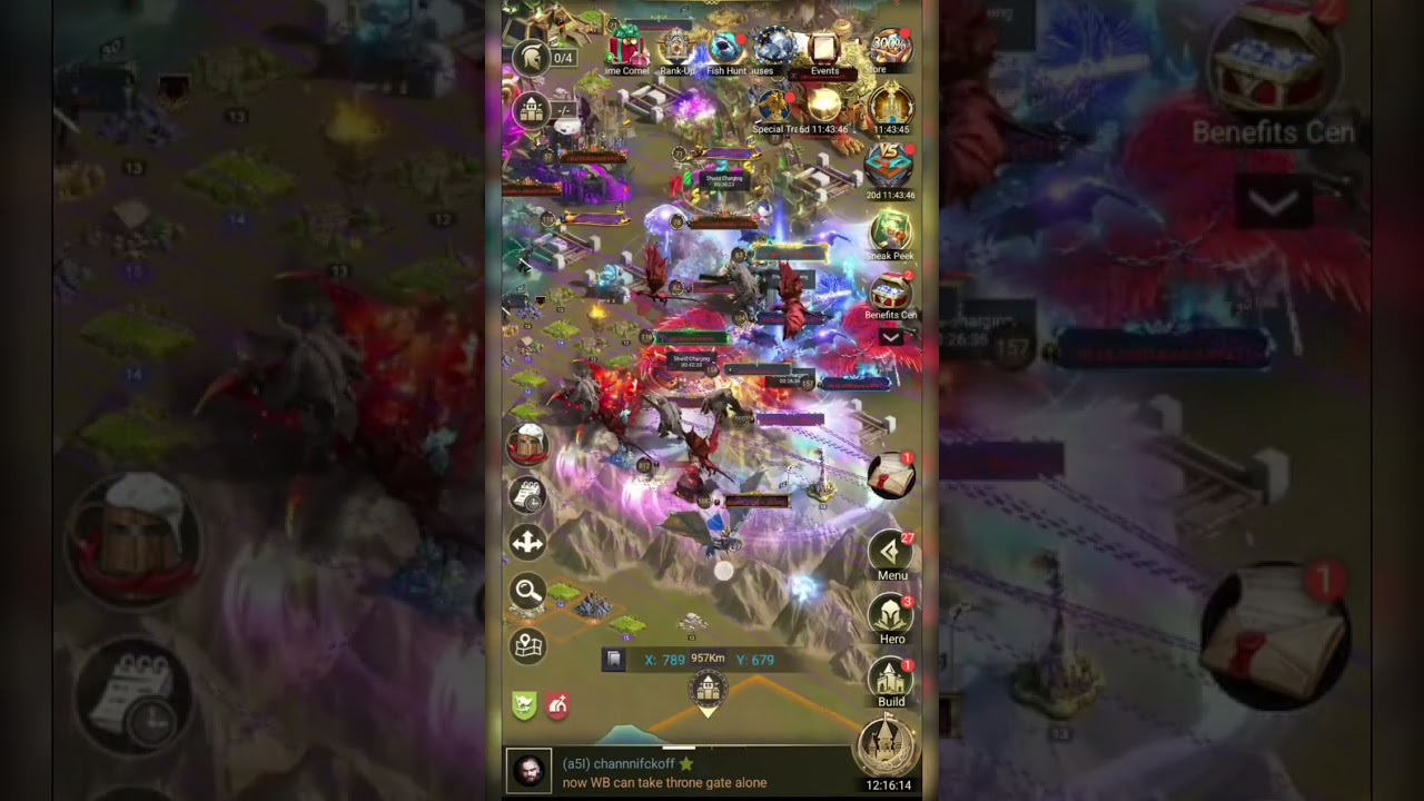 Rise of Castles | X20 Eden Conquer | Map 900047 | DKS Vs TK4, A51 | DKS castles zeroed and massacred