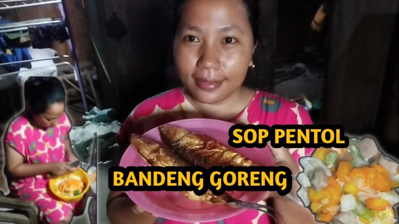 MASAK HARI INI || SOP PENTOL || BANDENG GORENG🐟🥕🍲